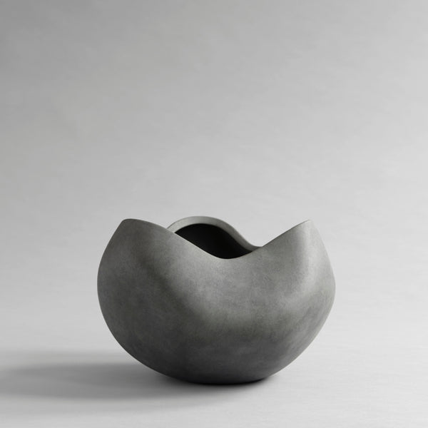 CURVE Dark Grey Ceramic Bowl